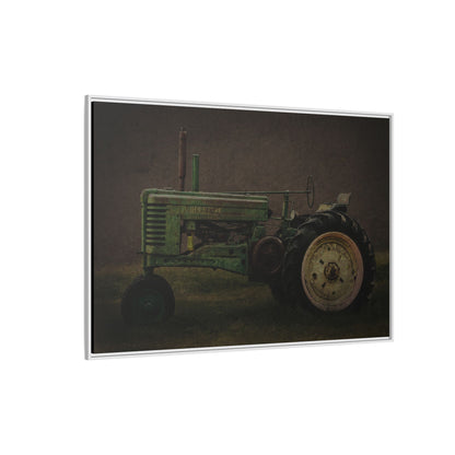Vintage Weathered John Deere Model G | Framed Wall Art on Stretched Canvas