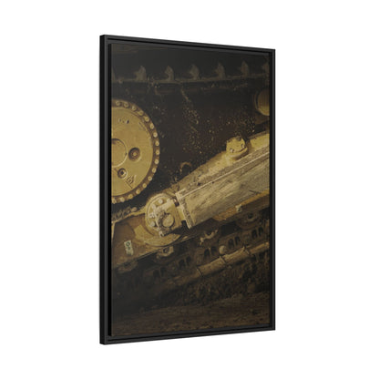 D6 Undercarriage Closeup Triptych| Framed | Right Panel