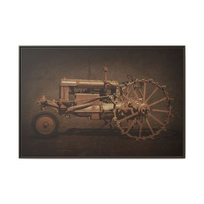 Vintage Ford Fordson Steel Wheel | Wall Art on Framed Canvas