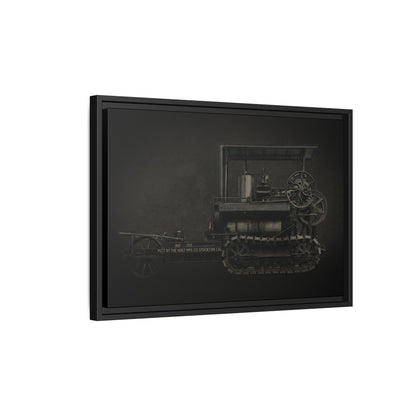 Vintage Holt Crawler Photo Wall Art on Canvas | Industrial Artwork