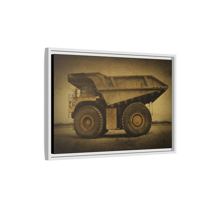 Big Wheel 795 Hauler Photo Art on Framed Canvas