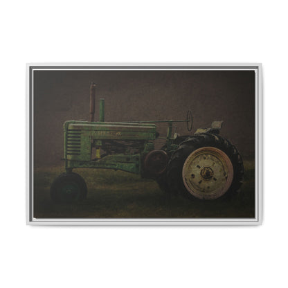 Vintage John Deere G | Framed Wall Art on Stretched Canvas