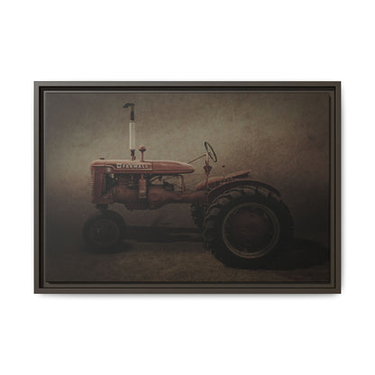 Vintage Farmall Model B Tractor | Framed Wall Art on Stretched Canvas