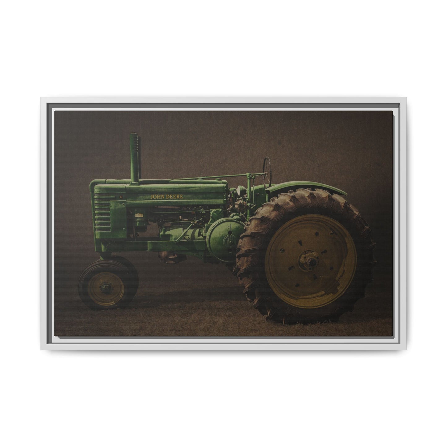 Vintage John Deere Model G | Framed Wall Art on Stretched Canvas