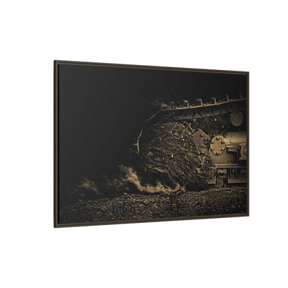 Big D11 Dozer Detail | Photo Art on Framed Canvas
