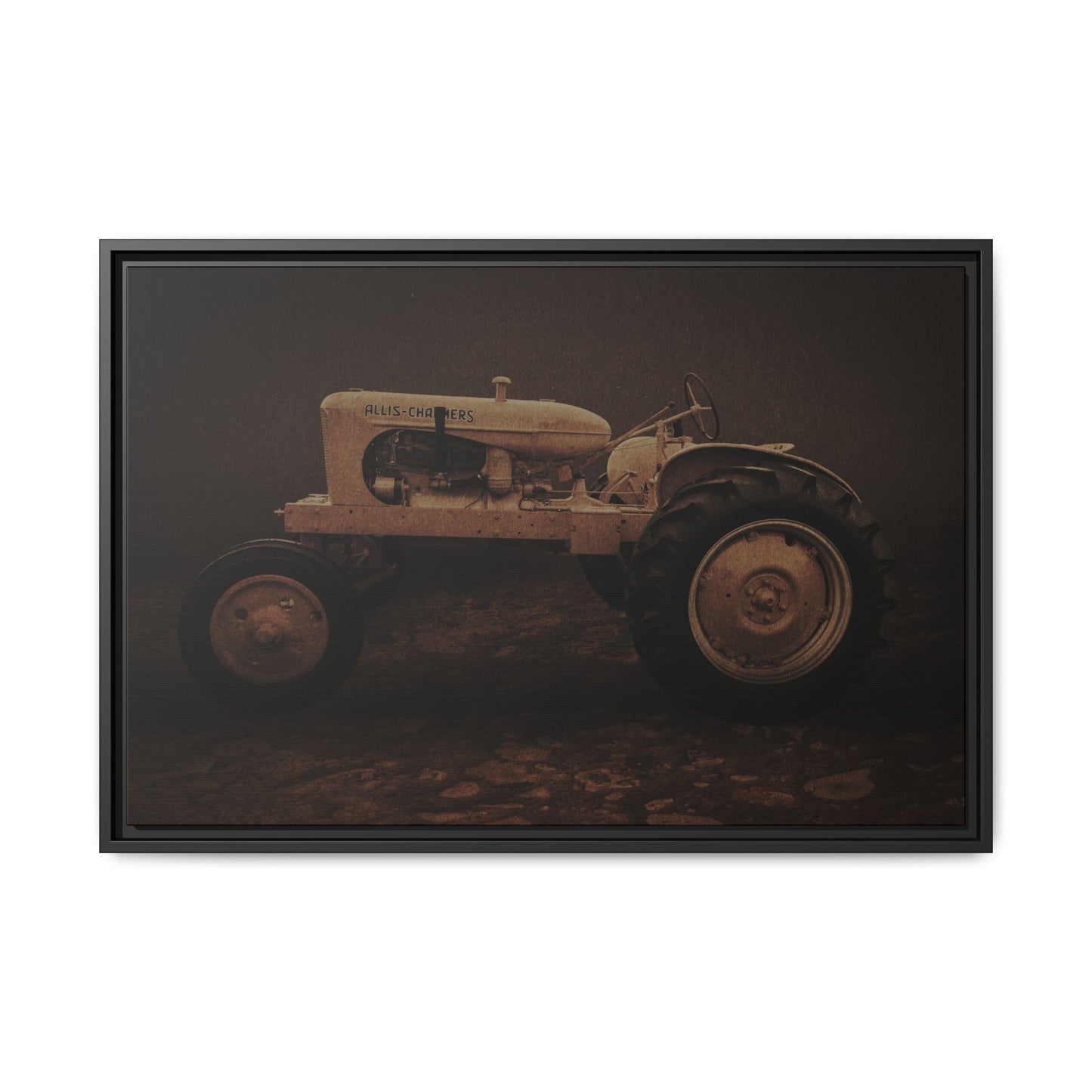 Vintage Allis Chalmers WC | Framed Wall Art on Stretched Canvas
