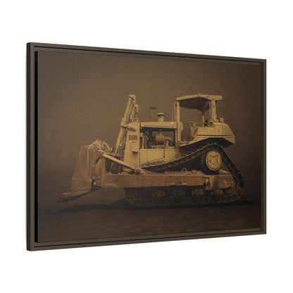 Legacy D8N Dozer Photo Wall Art on Framed Canvas | Industrial Artwork