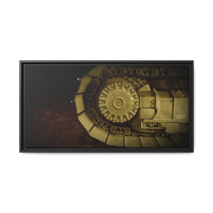 Dramatic Dozer Tracks | Photo Wall Art on Canvas