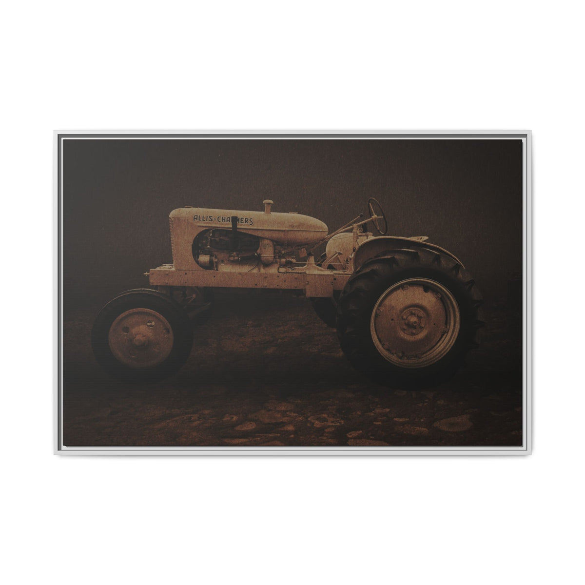 Vintage Allis Chalmers WC | Framed Wall Art on Stretched Canvas