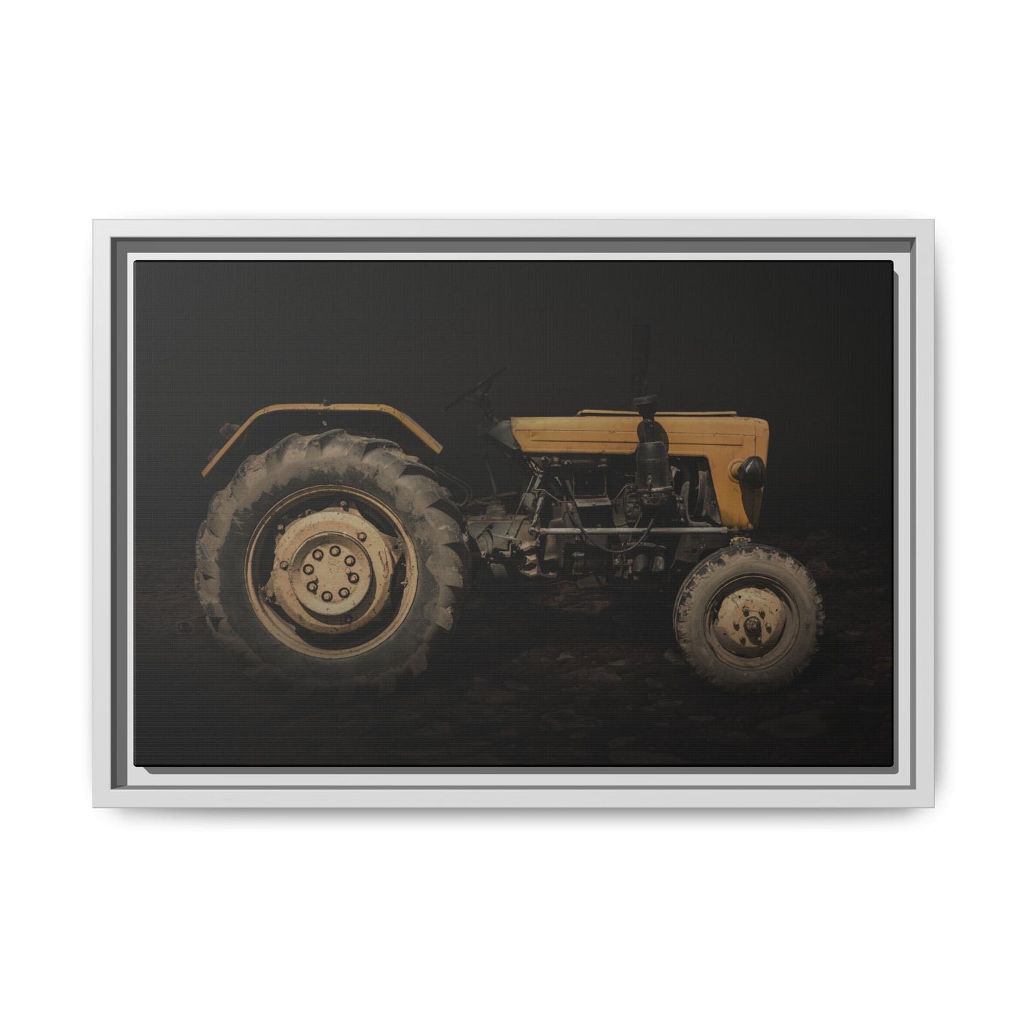 Vintage Usra Tractor Photo Wall Art on Canvas