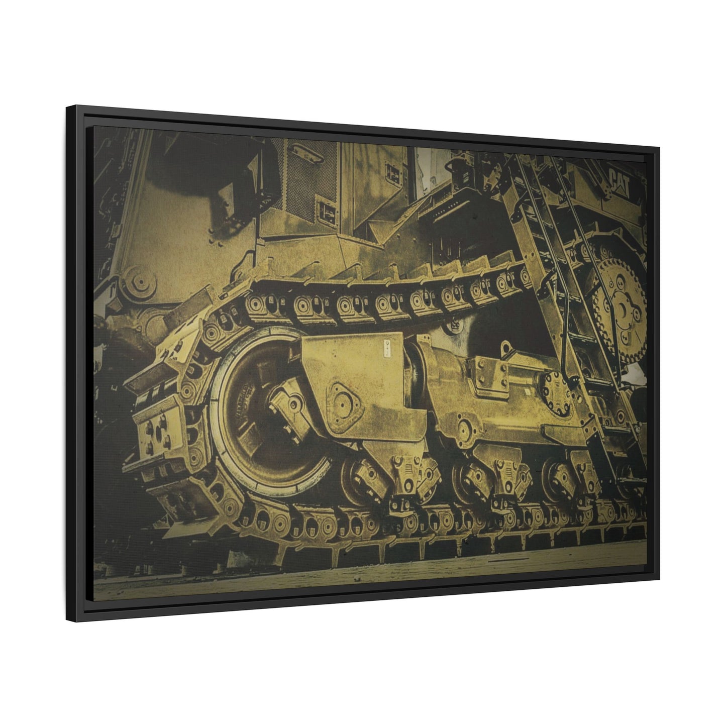 Big D11 Dozer Detail | Photo Art on Framed Canvas