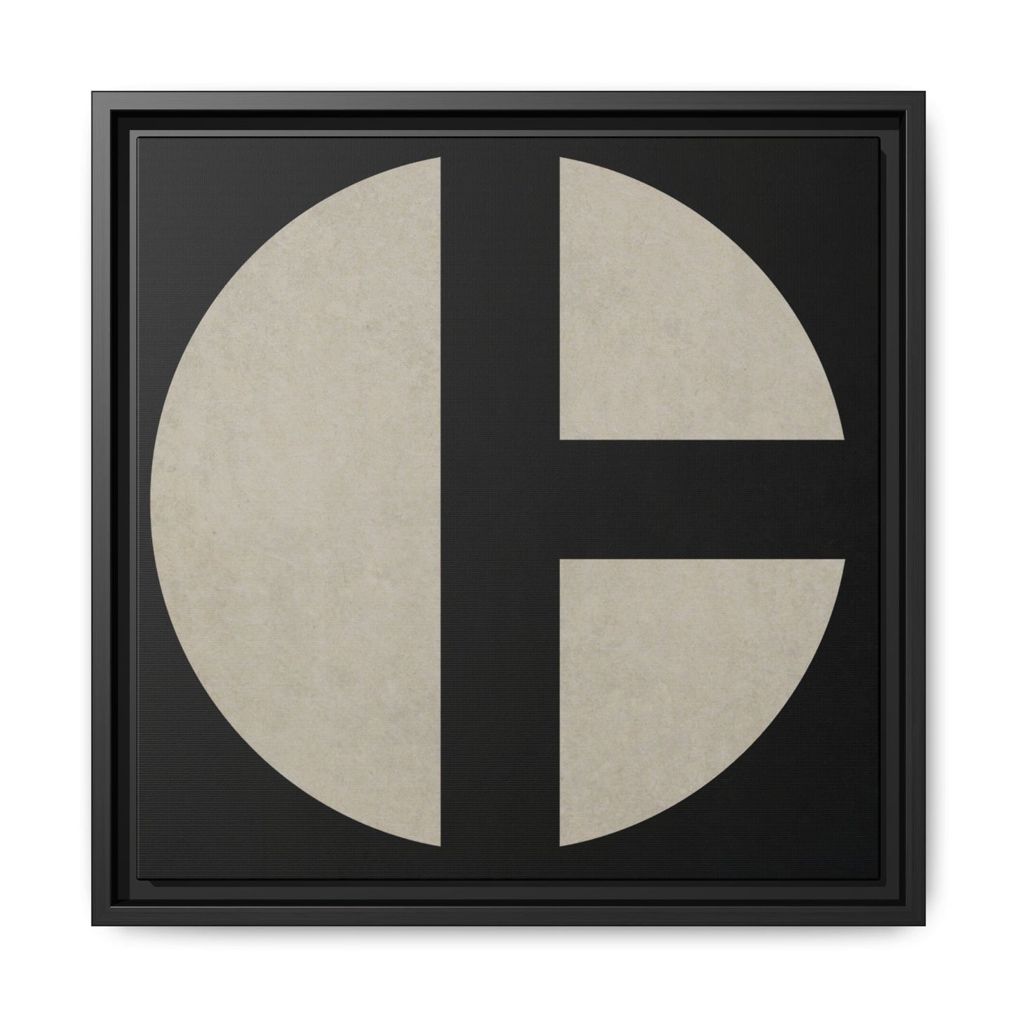 C Moon - CLEAN  | Framed Wall Art on Stretched Canvas