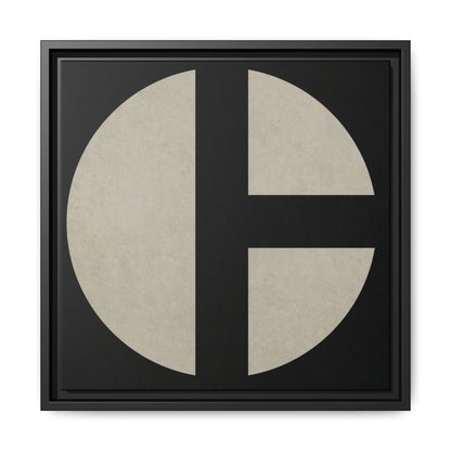 C Moon - CLEAN  | Framed Wall Art on Stretched Canvas
