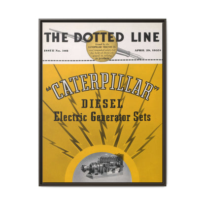 Electric Diesel Generator Sets | Matte Canvas Framed Wall Art
