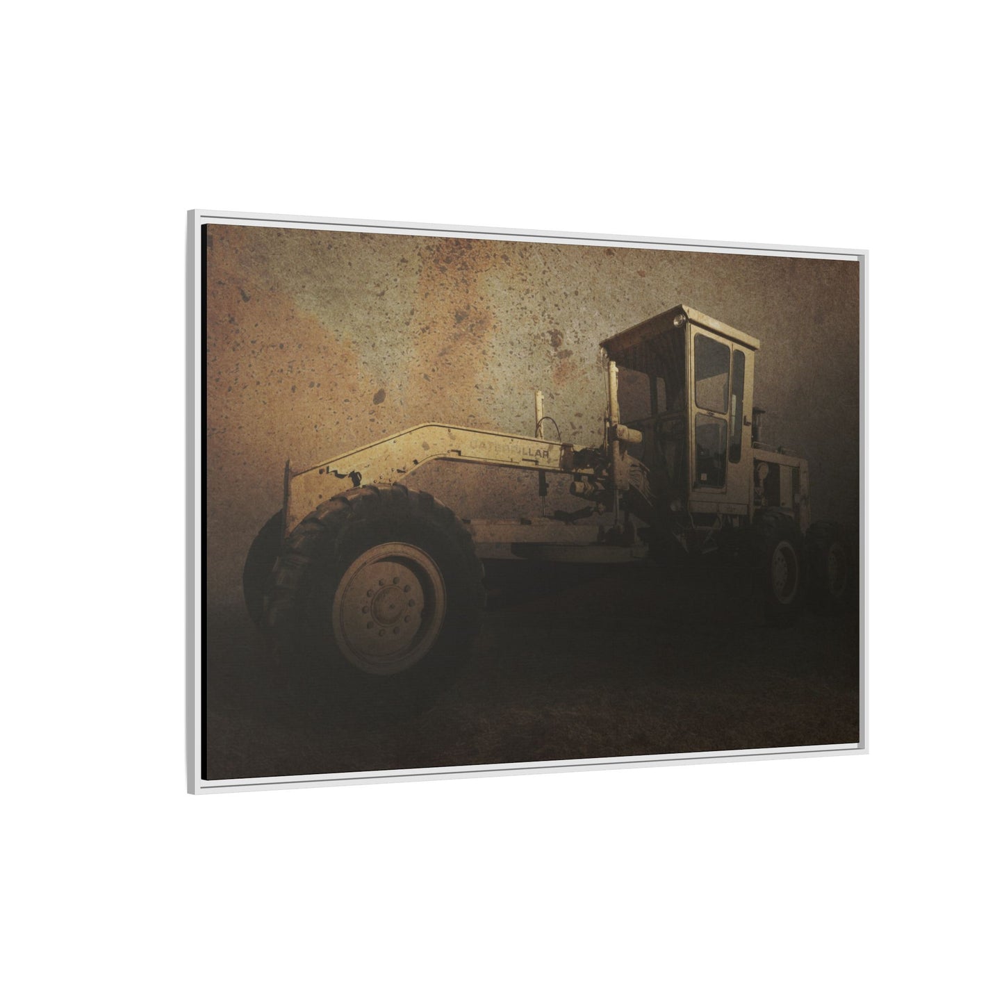 Classic 120G Motorgrader Action| Framed Wall Art on Canvas