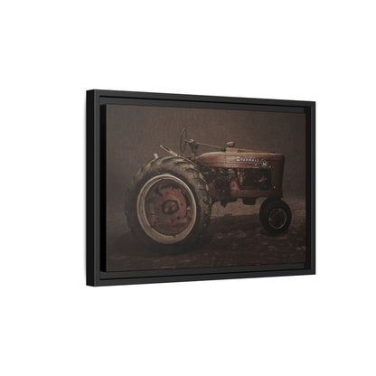 Vintage Farmall M Tractor | Framed Wall Art on Stretched Canvas