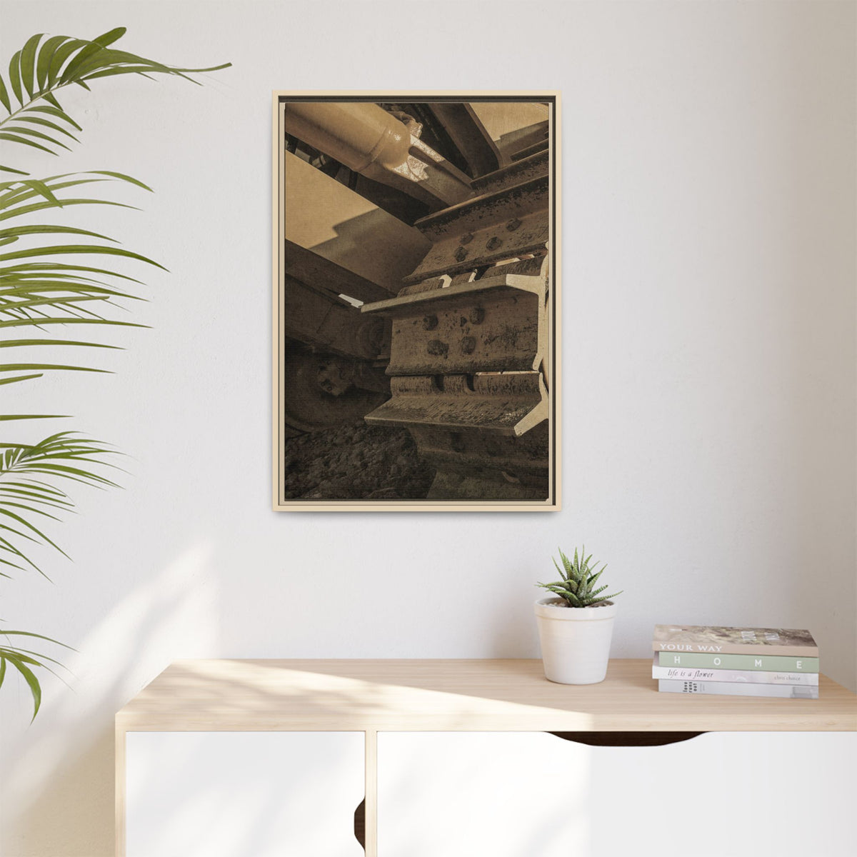 Epic D8 Dozer Track | FRAMED | Left Panel