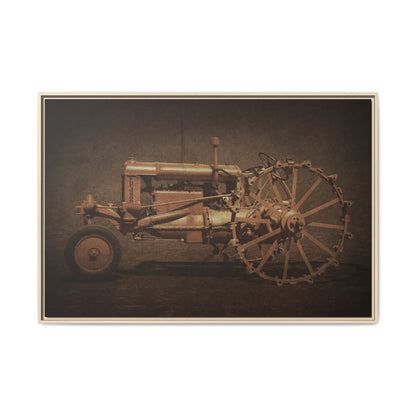 Vintage Ford Fordson Steel Wheel | Wall Art on Framed Canvas
