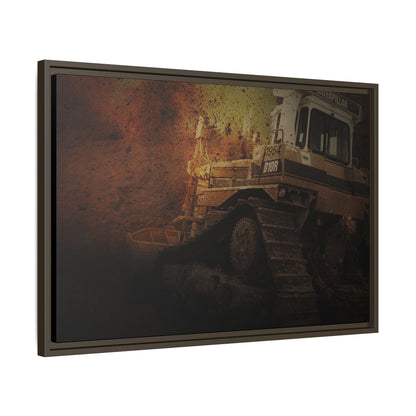 D10 Dramatic Dozer | Framed Wall Art on Stretched Canvas