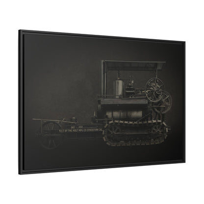 Vintage Holt Crawler Photo Wall Art on Canvas | Industrial Artwork