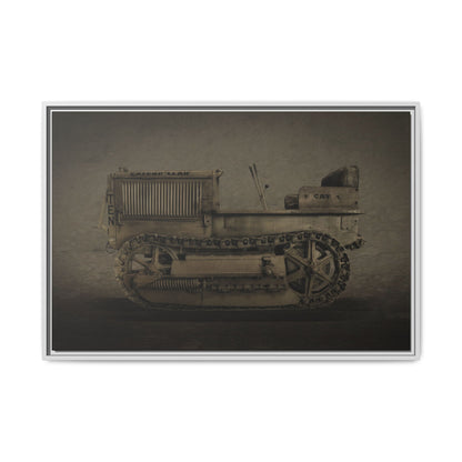 Vintage Crawler 10 'TEN' Tractor | Photo Wall Art on Framed Canvas