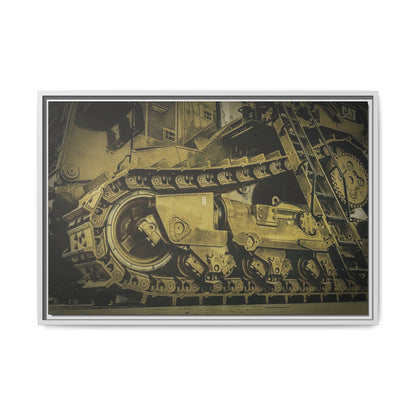 Big D11 Dozer Detail | Photo Art on Framed Canvas