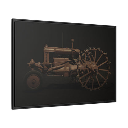 Vintage Ford Fordson Steel Wheel Photo Wall Art on Framed Canvas