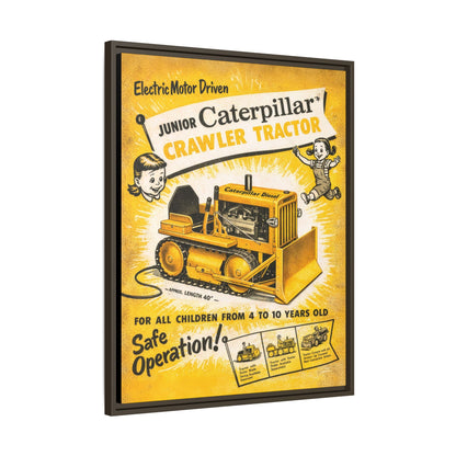 Junior Crawler Vintage Advertisement Art | Framed Wall Art on Canvas