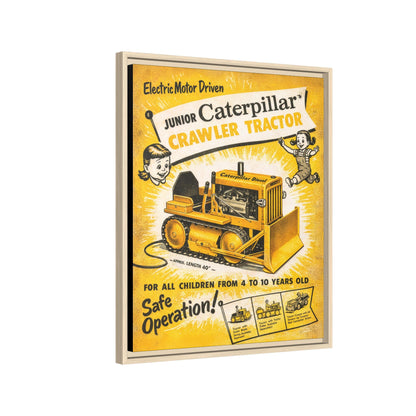 Junior Crawler Vintage Advertisement Art | Framed Wall Art on Canvas