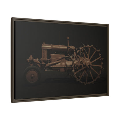Vintage Ford Fordson Steel Wheel Photo Wall Art on Framed Canvas