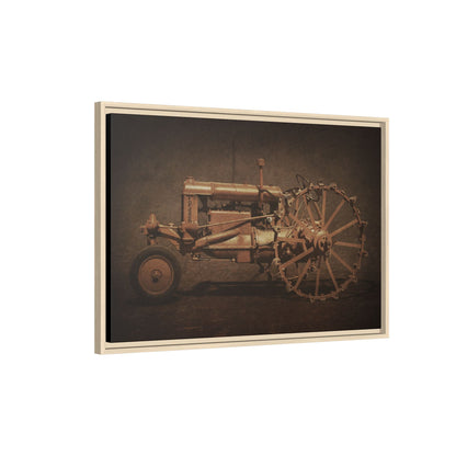 Vintage Ford Fordson Steel Wheel | Wall Art on Framed Canvas