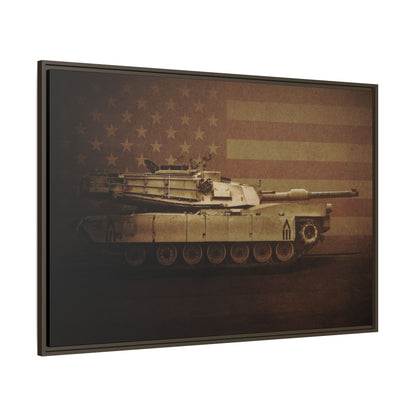 Abrams M1 Tank | Framed Wall Art on Stretched Canvas