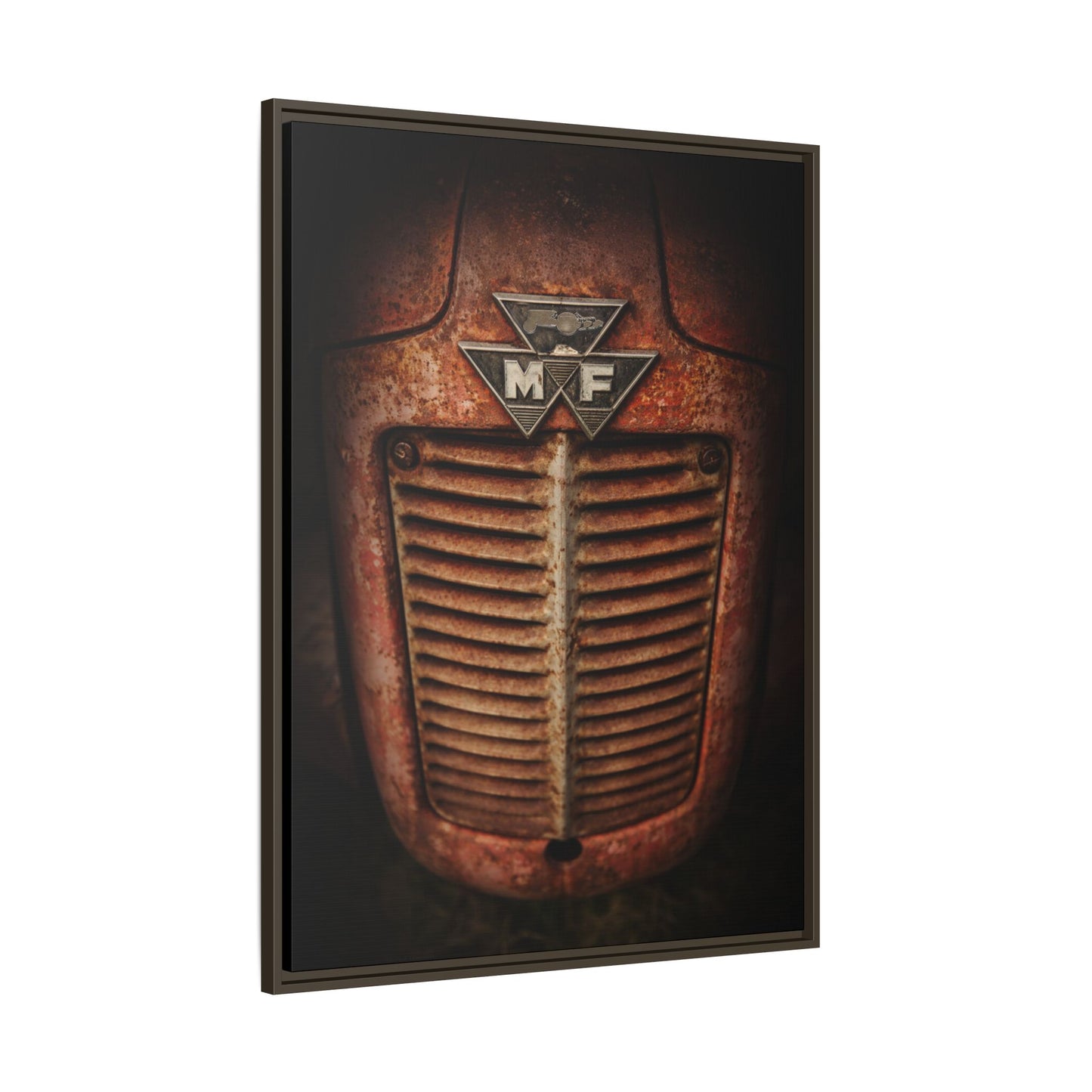 Vintage Rusty Massey Grill on Canvas