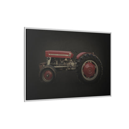 Classic Massey 135 Vintage Photo Wall Art on Stretched Canvas