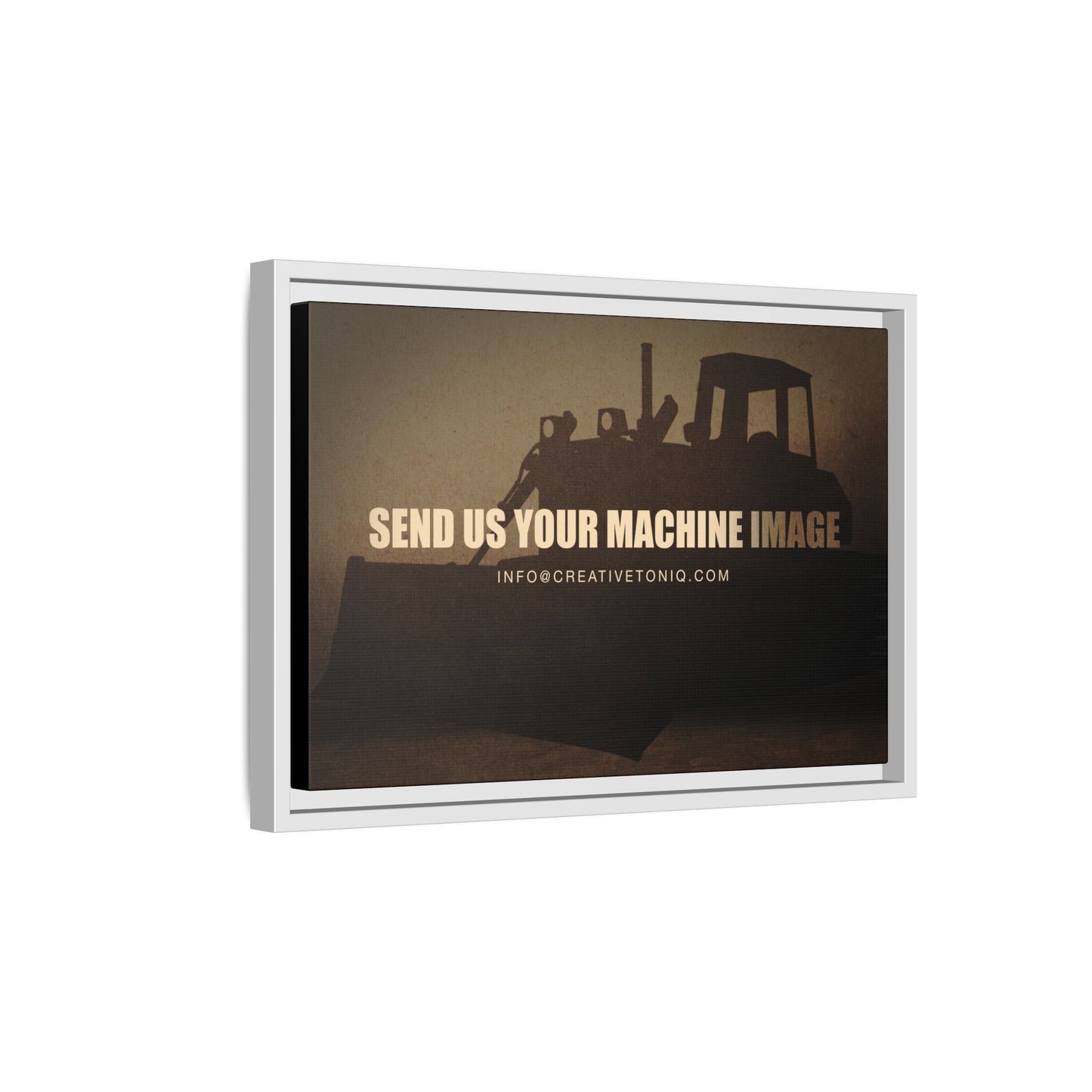 Personalized Machine Art | Framed Photo Wall Art on Canvas