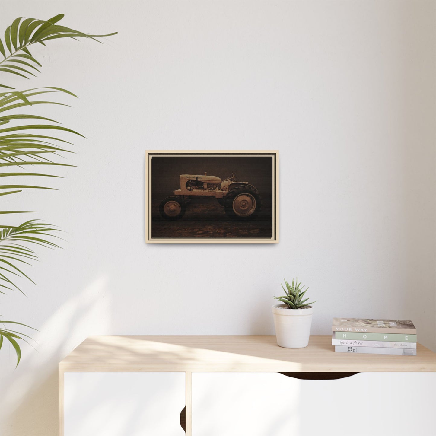Vintage Allis Chalmers WC | Framed Wall Art on Stretched Canvas