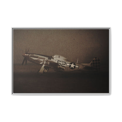 P-51 MUSTANG | Framed Wall Art on Stretched Canvas
