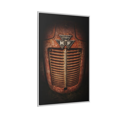 Vintage Rusty Massey Grill on Canvas