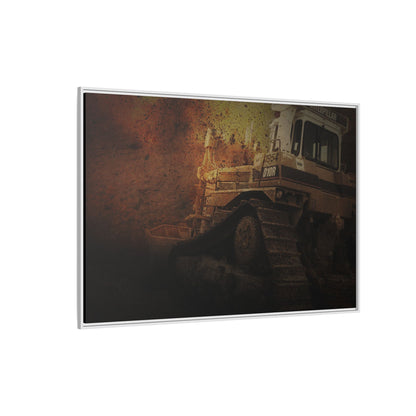 D10 Dramatic Dozer | Framed Wall Art on Stretched Canvas