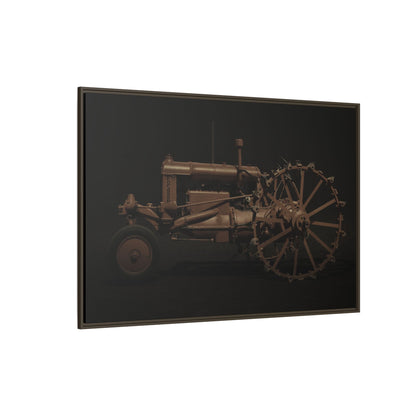 Vintage Ford Fordson Steel Wheel Photo Wall Art on Framed Canvas