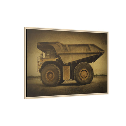 Big Wheel 795 Hauler Photo Art on Framed Canvas