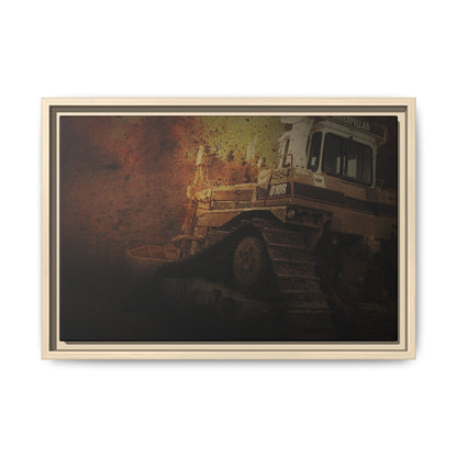 D10 Dramatic Dozer | Framed Wall Art on Stretched Canvas