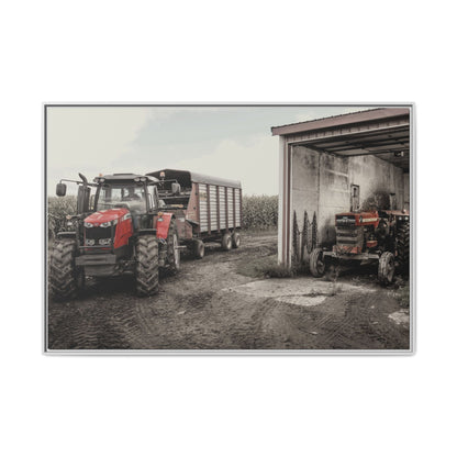 Massey Ferguson Legacy Photo Wall Art on Framed Canvas