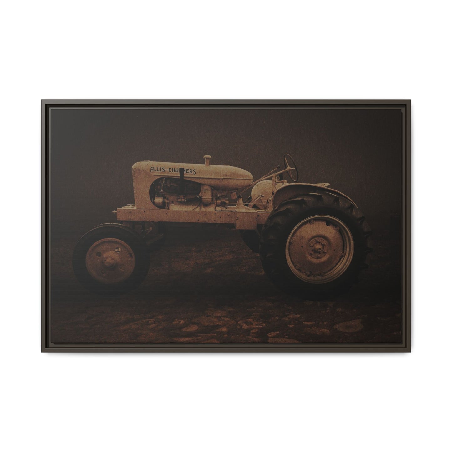 Vintage Allis Chalmers WC | Framed Wall Art on Stretched Canvas