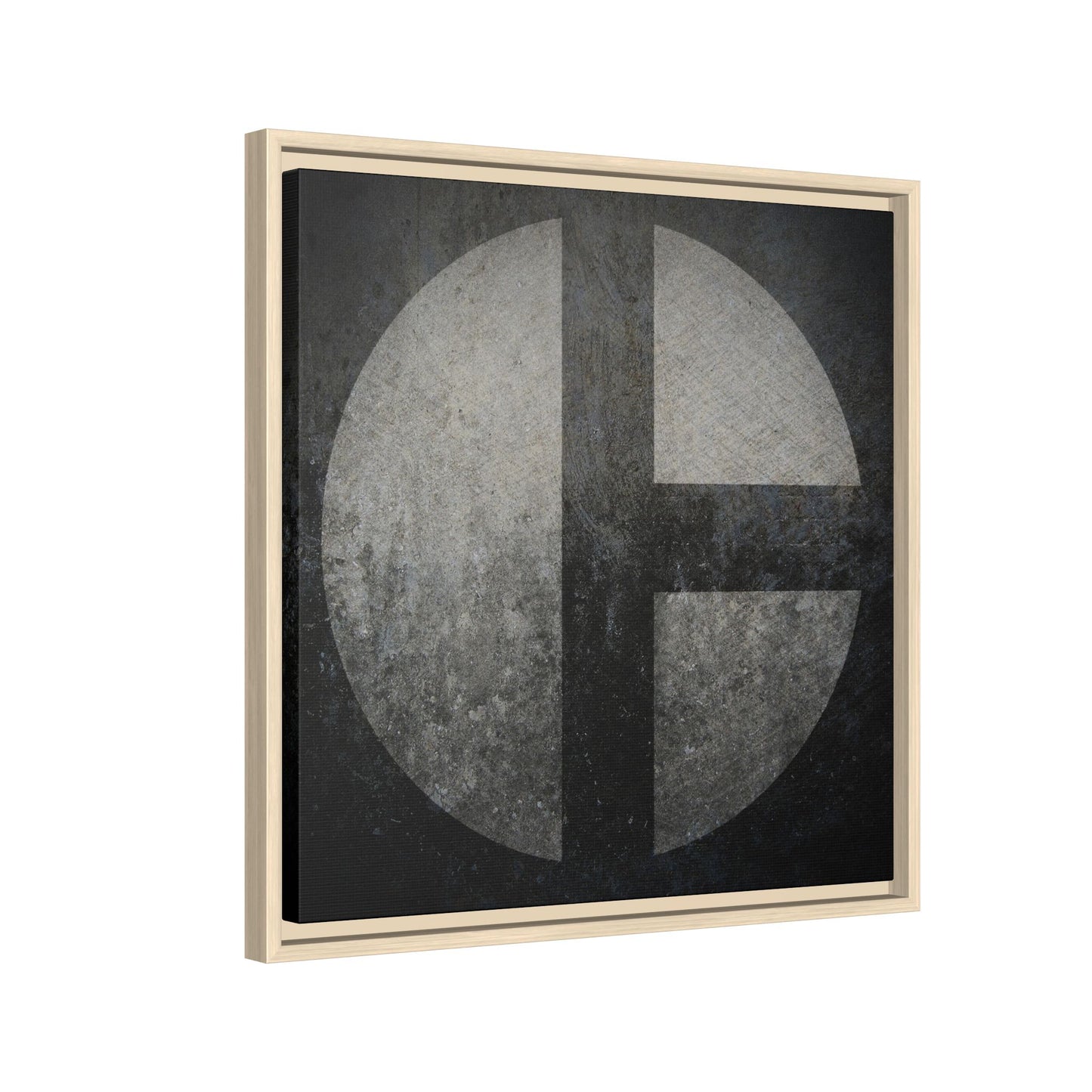 C Moon  | Framed Wall Art on Stretched Canvas