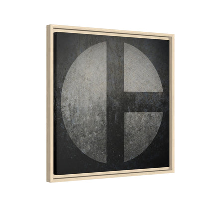 C Moon  | Framed Wall Art on Stretched Canvas