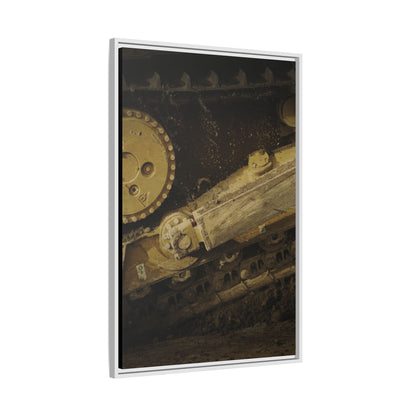 D6 Undercarriage Closeup Triptych| Framed | Right Panel
