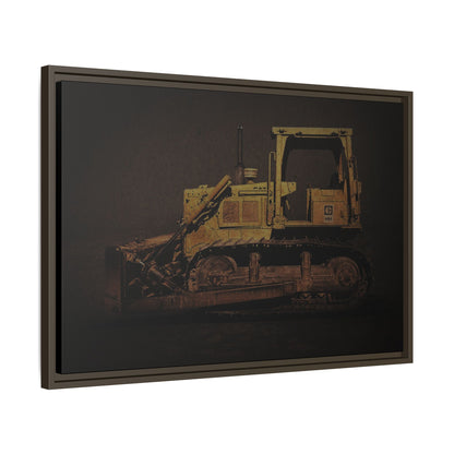 Classic D6D Dozer | Framed Wall Art on Stretched Canvas