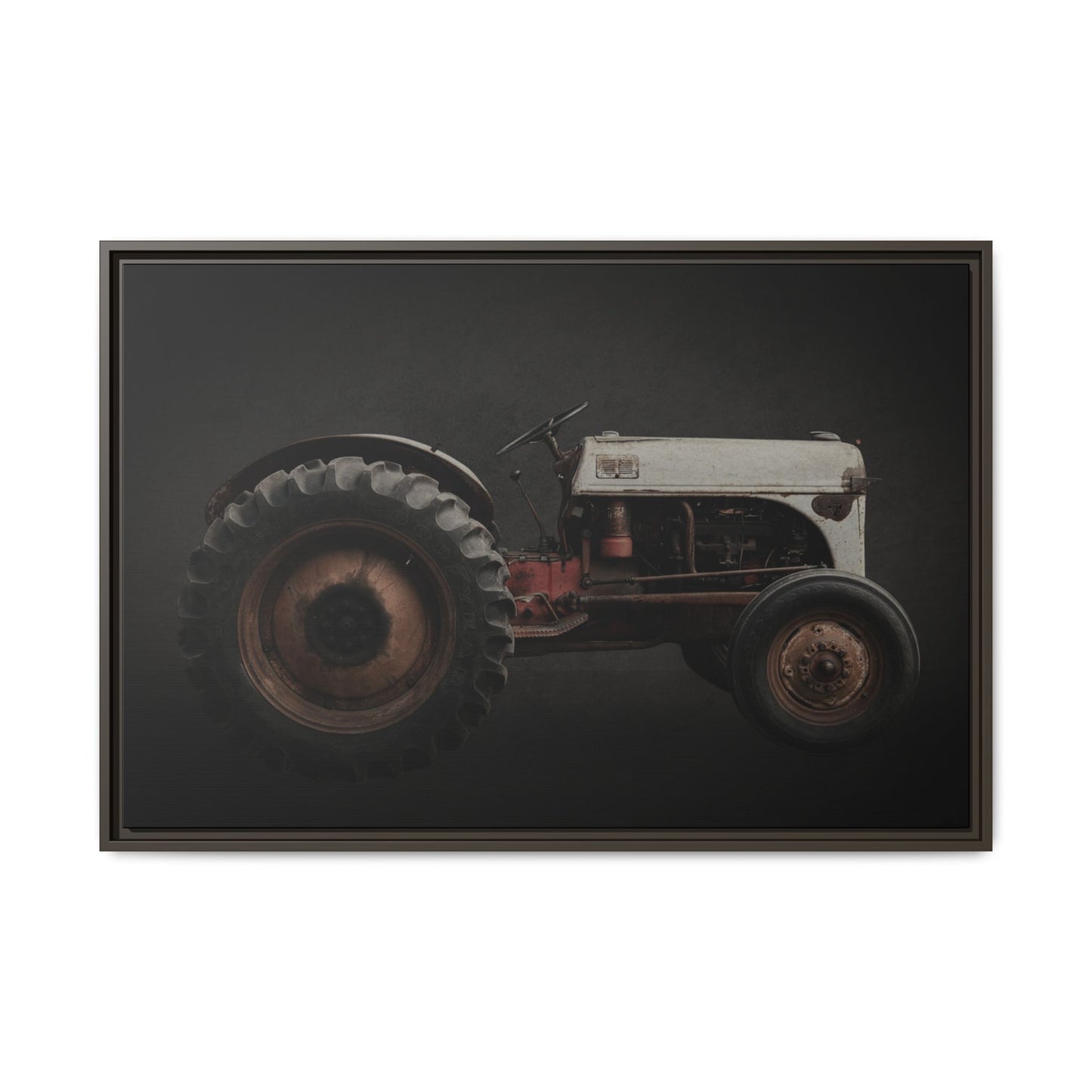 Vintage Ford 8N Tractor Photo Wall Art on Canvas