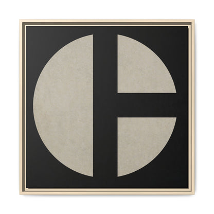 C Moon - CLEAN  | Framed Wall Art on Stretched Canvas